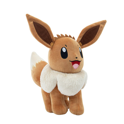 Pokemon 12" Large Eevee Plush - Officially Licensed - Let's Go Starter Figure - Authentic Soft 12-inch Stuffed Animal Toy 2+