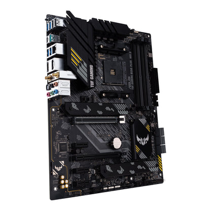 ASUS TUF Gaming B550-PLUS WiFi II AMD AM4 (3rd Gen Ryzen™) ATX Motherboard (PCIe 4.0, WiFi 6, 2.5Gb LAN, BIOS Flashback, USB 3.2 Gen 2, Addressable Gen 2 RGB Header and Aura Sync) Asus