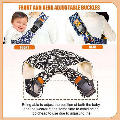 Baby Sling Carrier,2026 New Baby Carrier, Adjustable Baby Sling, Anti-Slip Hip Seat Portable Toddler Carrier,Carrying 10-30 lbs(Black)