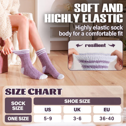 ANTSANG Womens Fuzzy Socks, Fluffy Cozy Winter Comfy Fleece Slipper Socks 🍁 All In One Marketplace Canada