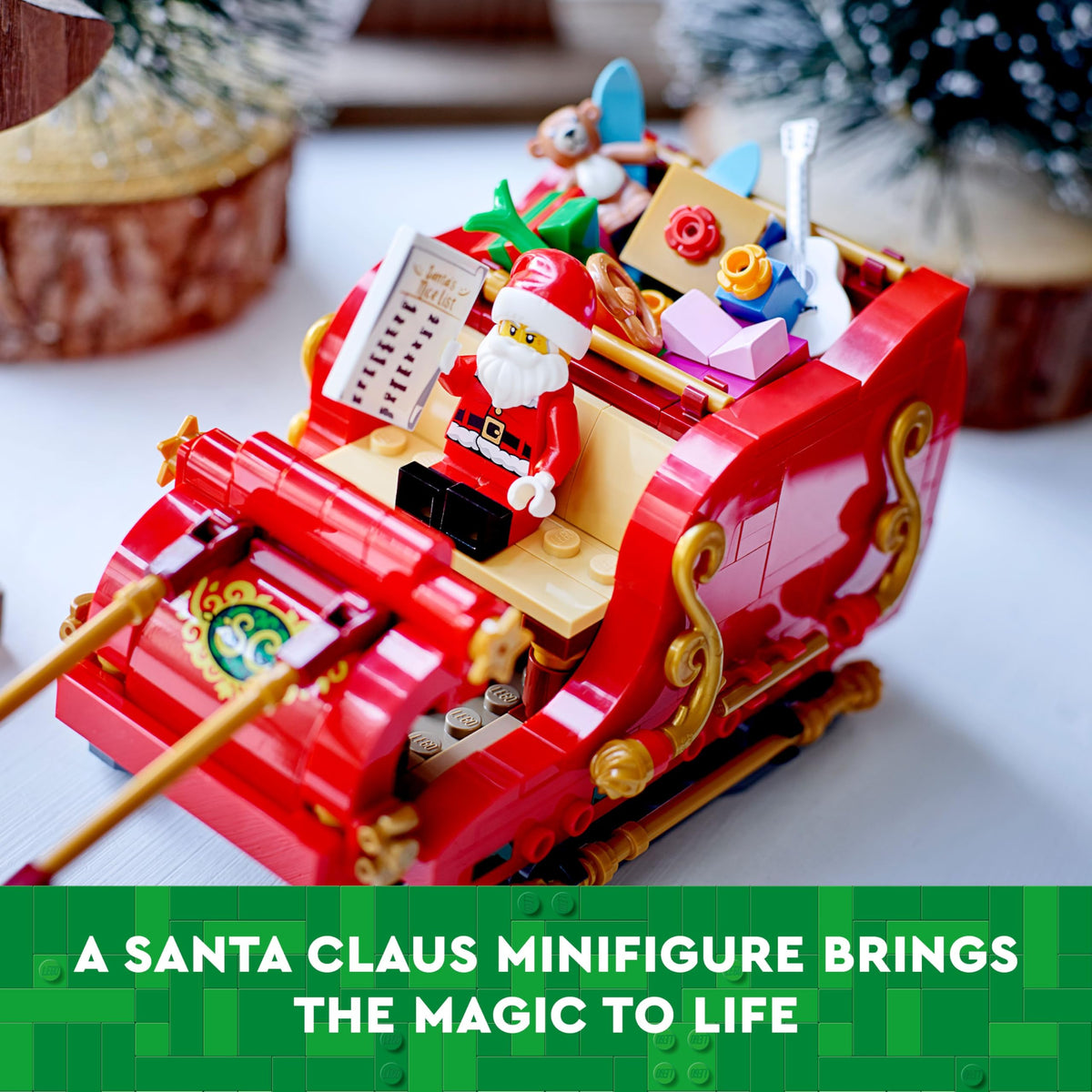 LEGO Santa’s Sleigh Christmas Toy Building Set for Kids Ages 9-13, Comes with a Santa Figurine & Reindeer, Gift for Boys and Girls, Holiday Home Decor, 40499 🍁 All In One Marketplace Canada