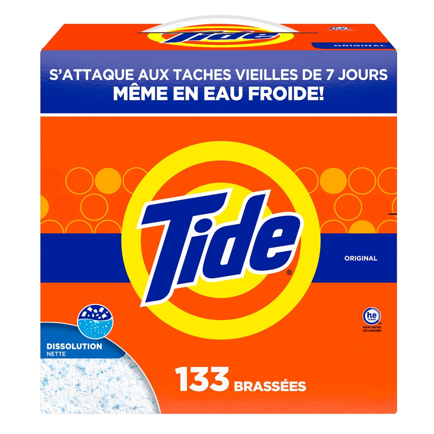 Tide Powder Laundry Detergent, Original Scent, 133 Loads, 4.2 kg - Available at All In One Marketplace Canada