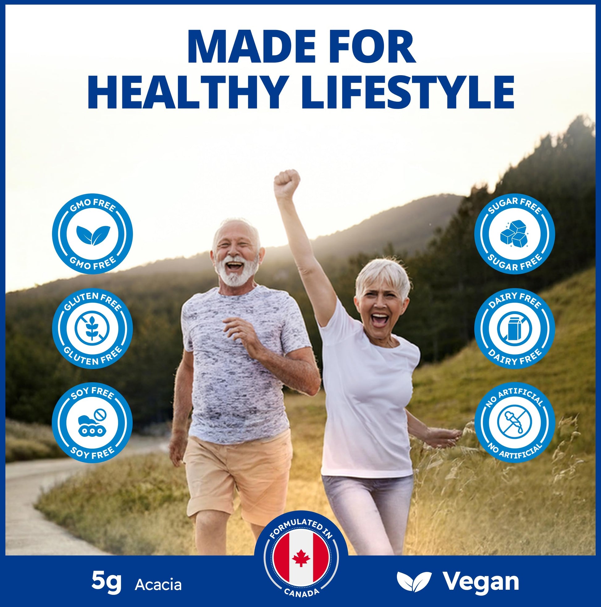 CanPrev Organic Fibre Feel Powder 325g, 65 Servings, Unflavoured & Easy to Mix, Promotes Digestive Wellness & Regularity, Quick-Dissolving & Gentle, Natural Ingredients, Perfect for Smoothies & Shakes - Available at All In One Marketplace Canada