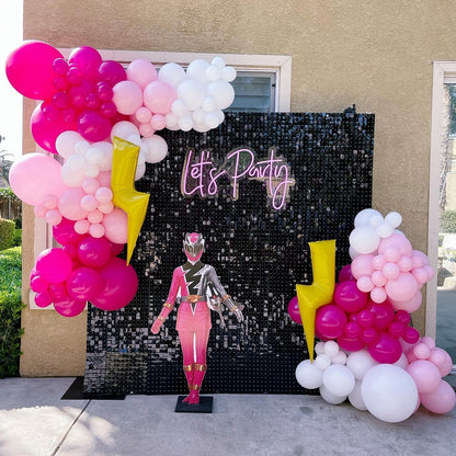 Panneaux de fond à paillettes noires 3 pi x 6 pi, mur scintillant décoratif, arrière-plan pour fête de remise de diplôme, anniversaire, Halloween, fiançailles, décoration à paillettes