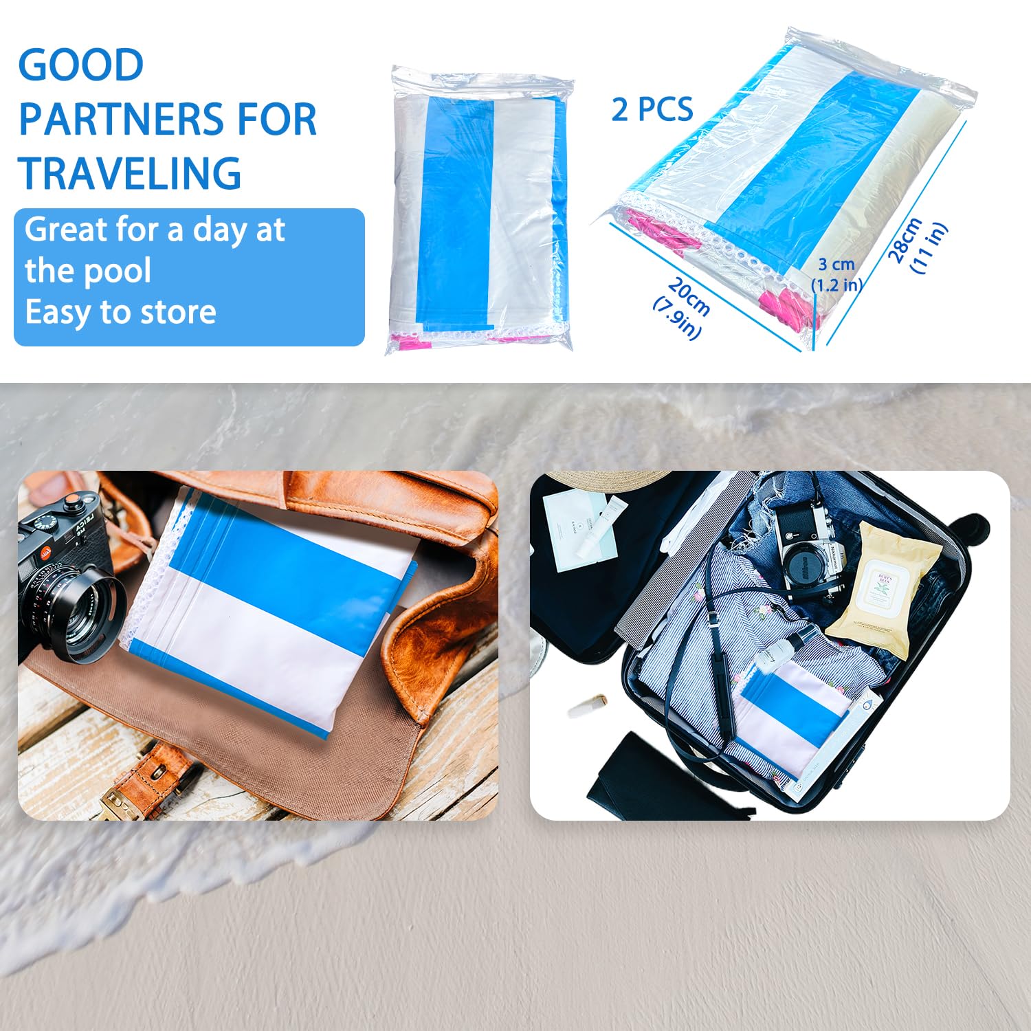 FUNNYTA 2 Pack Water Hammock, 4-in-1 Multi-Portable Water Pool Float Hammock (Saddle, Lounge Chair, Hammock and Drifter) for Adults, Suitable for Travel, Family and Recreation