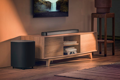 JBL Bar 500MK2-5.1 Channel soundbar System with Dolby Atmos, MultiBeam 3.0 & PureVoice 2.0, 750W with 10" Sub, Easy Sound Calibration, and Works with Voice Assistant-Enabled Speakers (Black) JBL