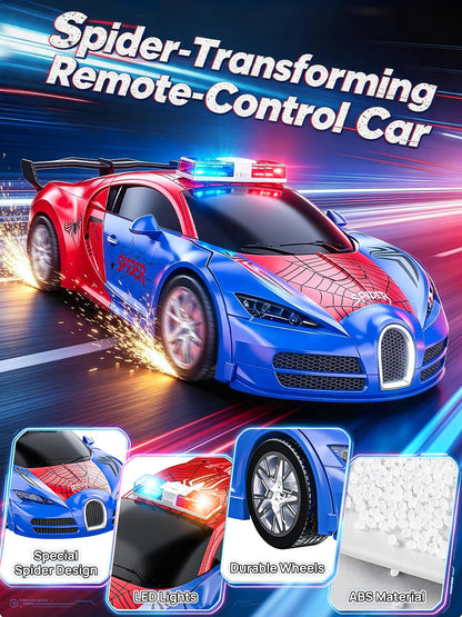Spider Transform Remote Control Cars for Kids with One-Key Transformation 🍁 All In One Marketplace Canada