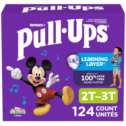 Pull-Ups Boys' Potty Training Pants, 2T-3T (16-34 lbs), 124 Count 🍁 All In One Marketplace Canada