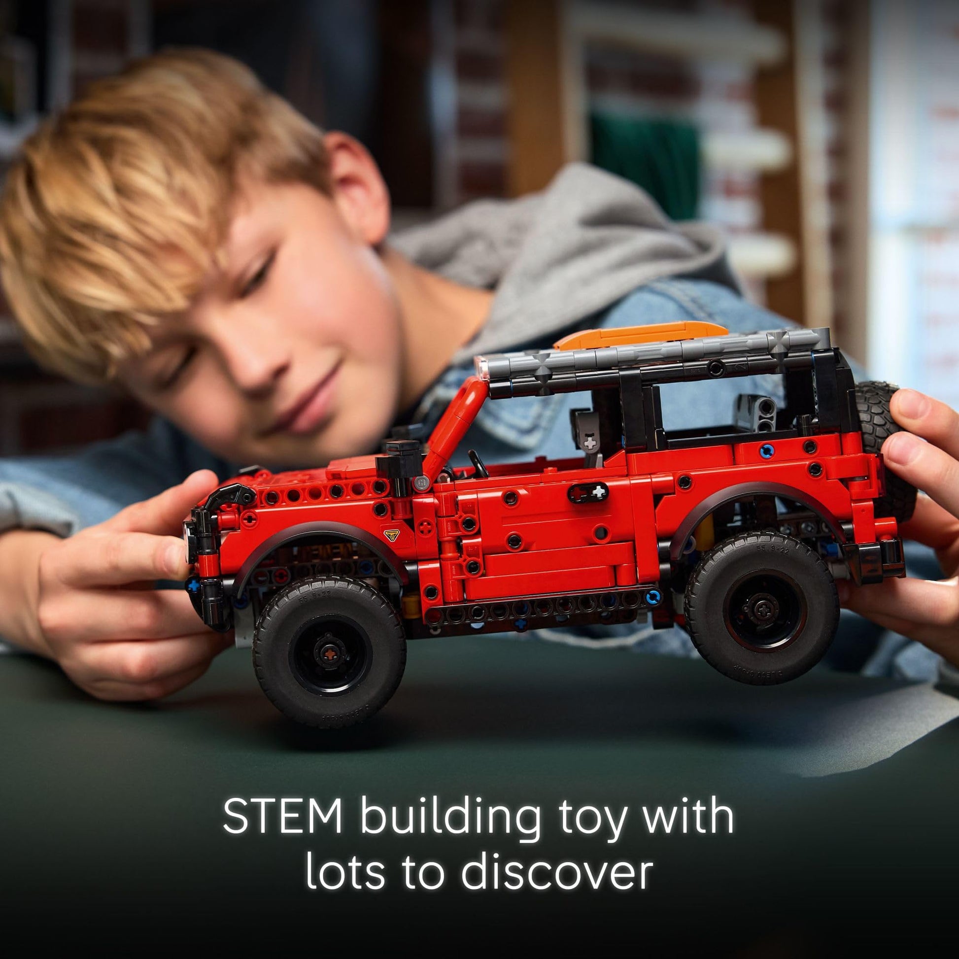 LEGO Technic Ford Bronco Kids Toy Car - Building Toy for Boys and Girls, Ages 10+ - Car Toy and Model Kit - Makes a Cool Birthday Gift for Kids - Authentic Ford Bronco Trim & Details - 42213 LEGO