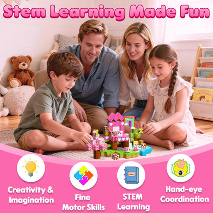 SSAWER Magnetic Blocks, 100PCS Toys Building Blocks Cubes Gifts for Girls 🍁 All In One Marketplace Canada