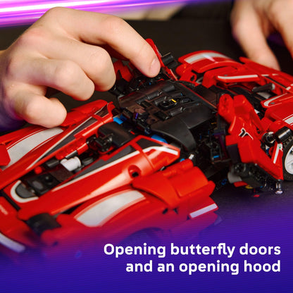 LEGO Technic Ferrari FXX K Kids Toy Car - Building Toy for Girls & Boys - Ferrari Car Toy for Ages 10+ - Makes a Cool Birthday or Any - Time Gift for Kids - Race Car Model for Play & Display - 42212 🍁 All In One Marketplace Canada