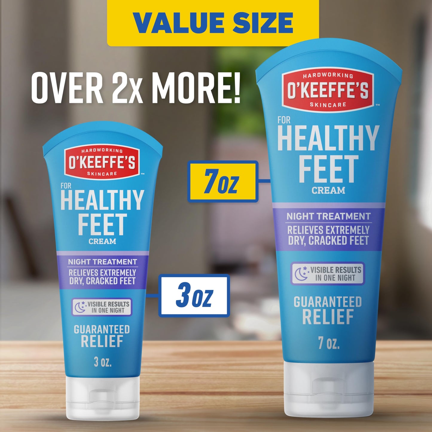 O'Keeffe's Healthy Feet Night Treatment Foot Cream for Dry Feet, 198 g O'Keeffe's