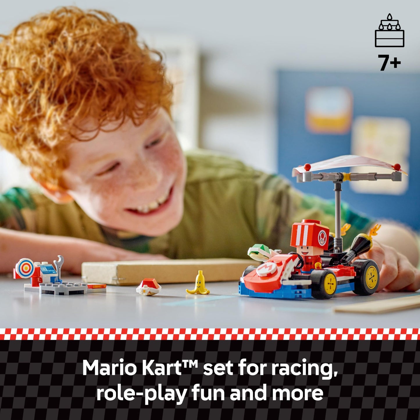 LEGO Super Mario: Mario Kart Standard Kit - Collectible Toy Building Set for Kids, Boys and Girls, Ages 7+ - Nintendo Mario Kart Toy for Fans - Gift Idea for Birthdays - 72032 - Available at All In One Marketplace Canada