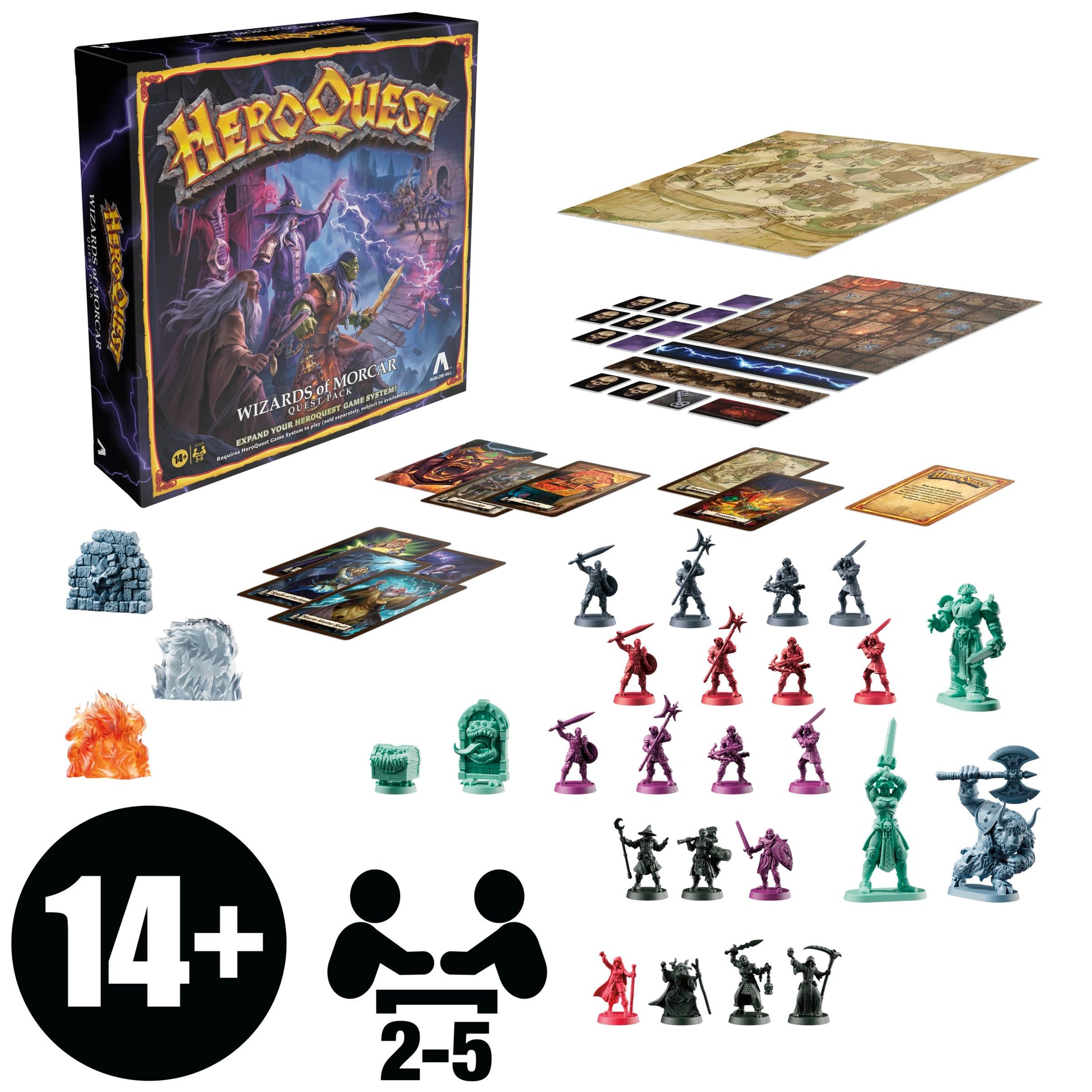 Avalon Hill HeroQuest Wizards of Morcar Quest Pack – Ages 14+ – 2 to 5 Players – Roleplaying Games 🍁 All In One Marketplace Canada Avalon Hill
