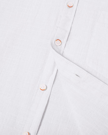 Men Linen Shirts Short Sleeve Casual Button Down Lightweight Vacation White 🍁 All In One Marketplace Canada