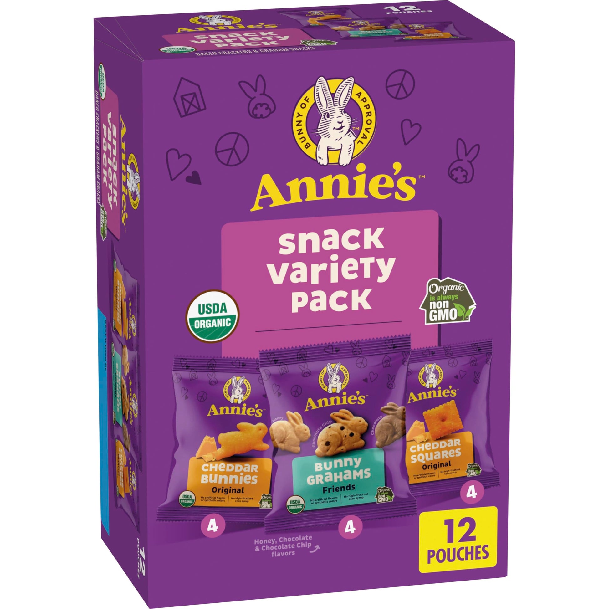 Annie's Homegrown Variety Snack Packs - 12 Count