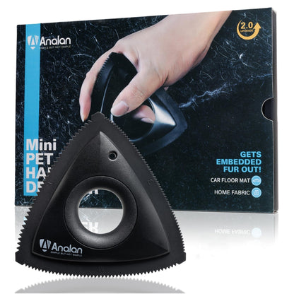 Analan Mini Pet Hair Remover for Car Detailing Dog Hair Tool Brush(Black) 🍁 All In One Marketplace Canada