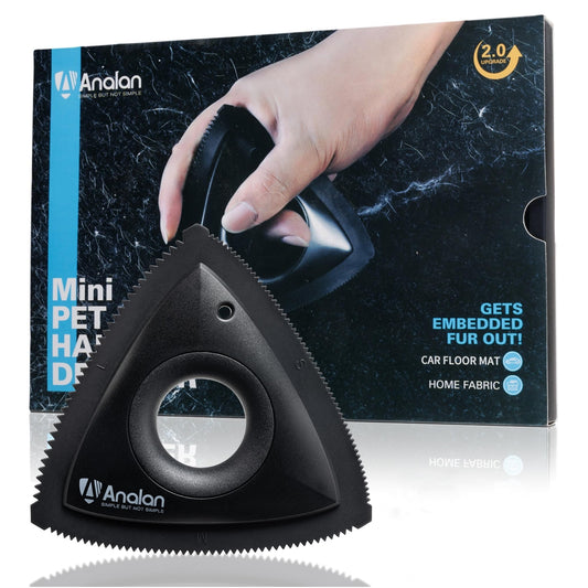 Analan Mini Pet Hair Remover for Car Detailing Dog Hair Tool Brush(Black) 🍁 All In One Marketplace Canada ANALAN