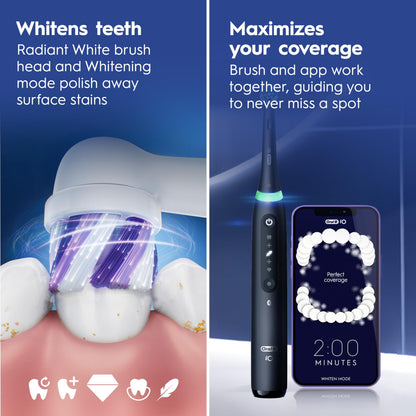 Oral-B iO Series 5 Limited Electric Toothbrush with (3) Brush Head, Rechargeable, Black Oral-B