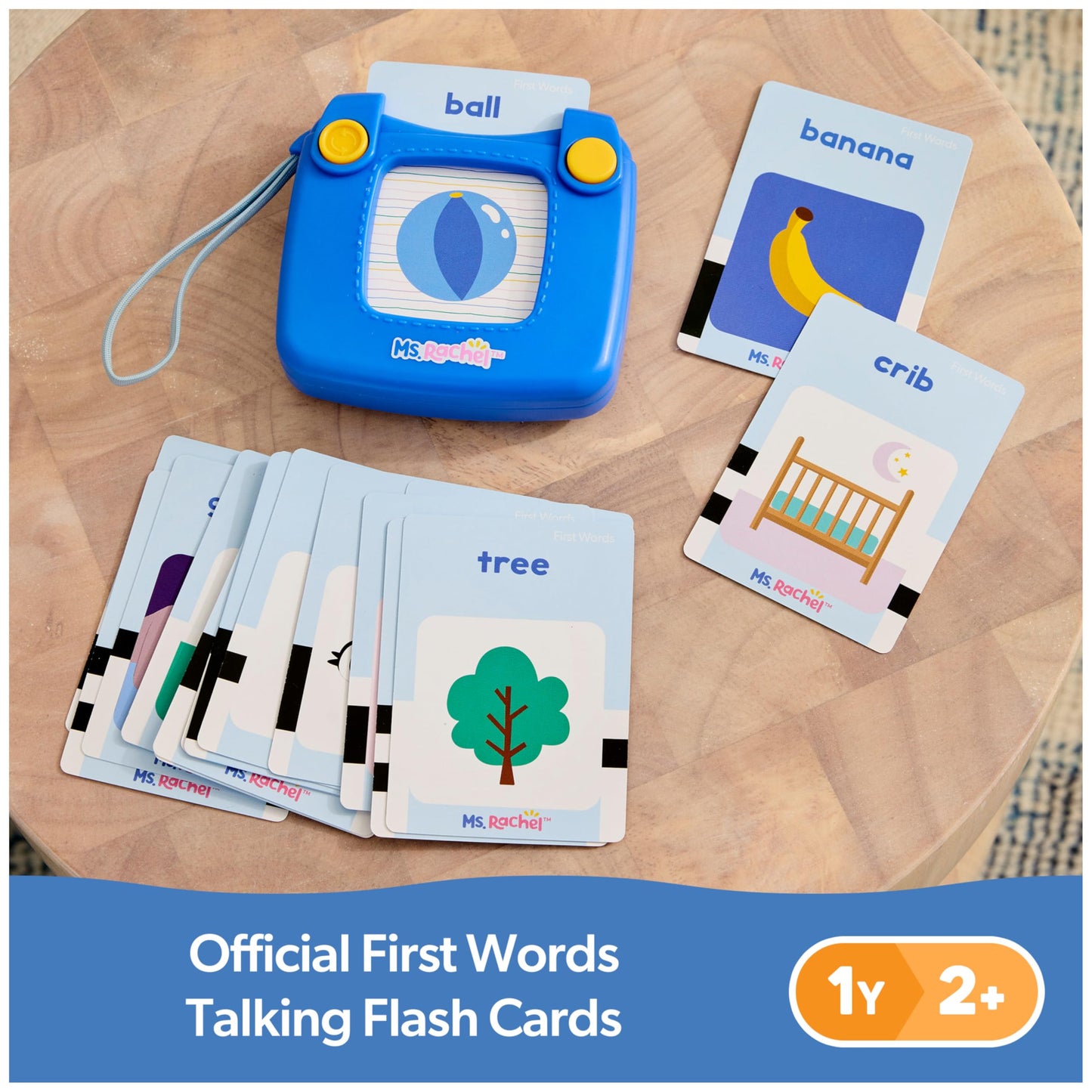 Ms. Rachel First Words Flash Cards, Electronic Card Reader, 100 Words 🍁 All In One Marketplace Canada