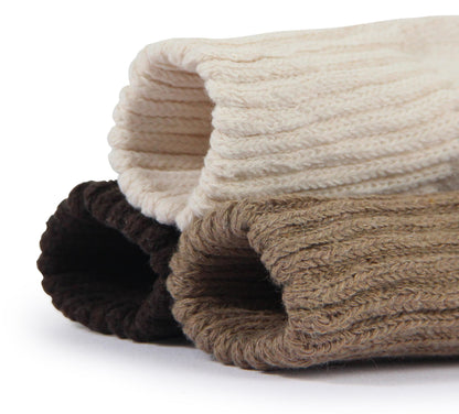 BenSorts Women Boots Socks Warm Thick Cozy Winter Crew Gifts Brown Beige 🍁 All In One Marketplace Canada