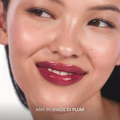 LANEIGE JuicePop Box Lip Tint: 12‑HR Hydrating Lightweight Stain with Buildable Juicy Color & Nourishing Shine, a K‑Beauty Lip Essential for Long‑Lasting Comfort, DJ Plum LANEIGE