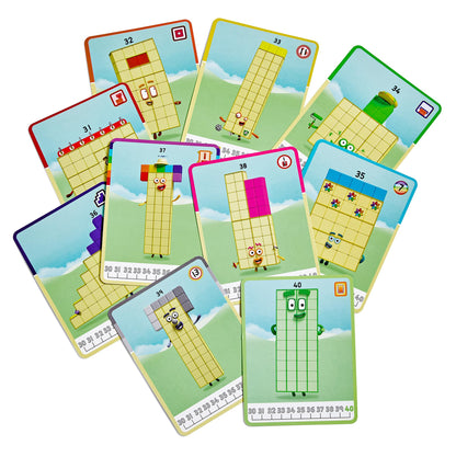 hand2mind Numberblocks 31-40 MathLink Cubes Activity Set - Learn Numbers & Early Math Skills, Preschool and Kindergarten Learning Activities, Educational Toys for Kids, Counting Math Manipulatives hand2mind