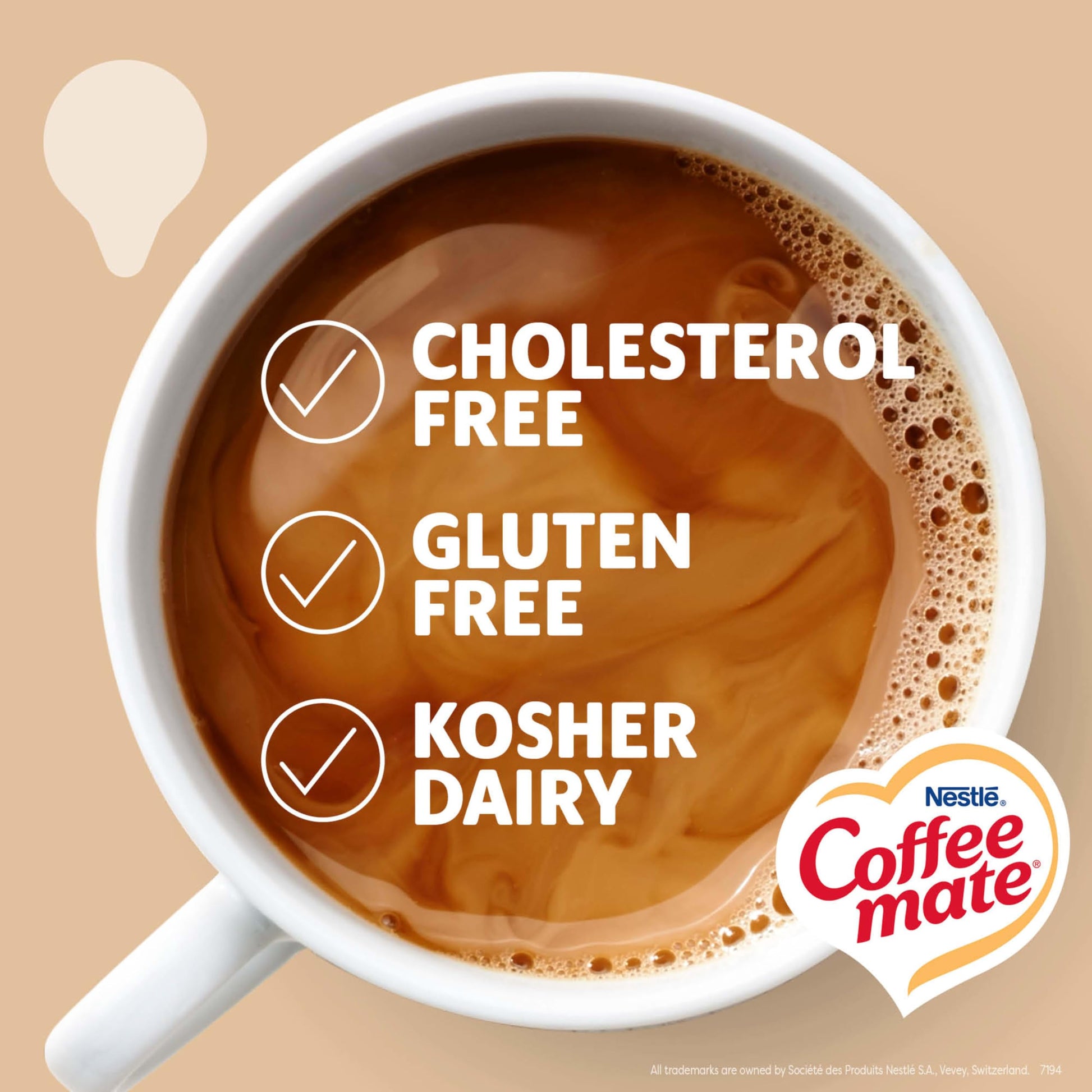 Coffee-Mate Original Liquid Creamer Singles, 0.375 oz (180 Count)