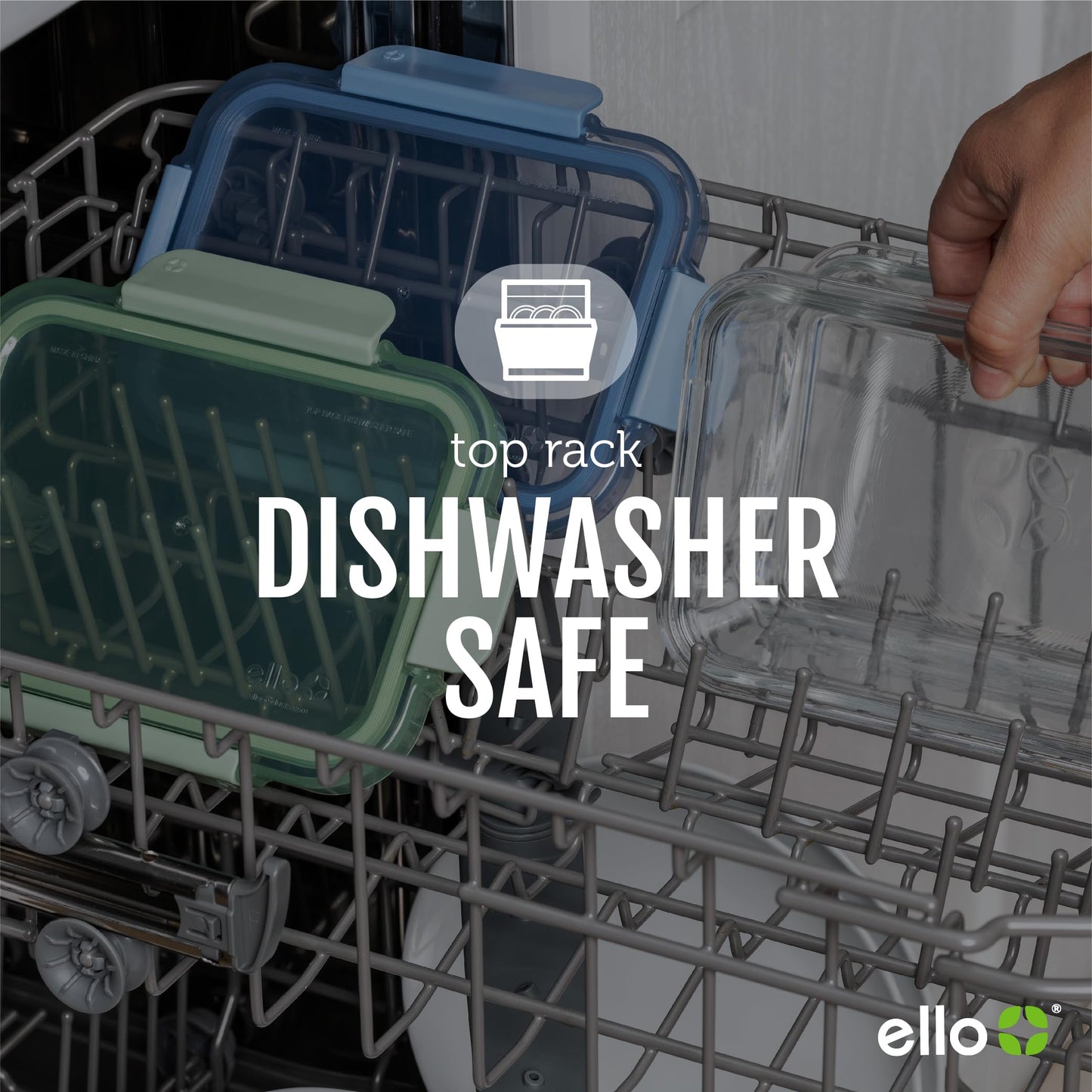 Ello Color Lock 3.4 Cup 10PC, 5 Pack Glass Meal Prep Sets Leak-Proof Glass Food Storage Containers with Airtight BPA-Free Plastic Lids, Dishwasher, Microwave, and Freezer Safe, Desert Festival 🍁 All In One Marketplace Canada Ello