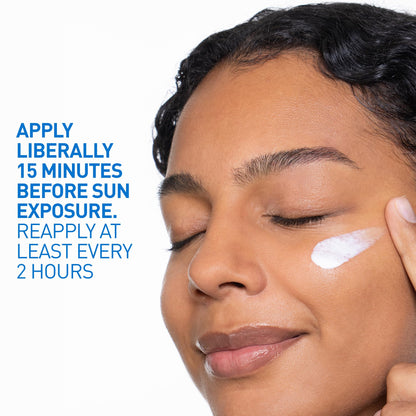 CeraVe Facial Moisturizer with SPF 30. Face Sunscreen Lotion with Hyaluronic Acid, Niacinamide & Ceramides for Women & Men. Oil-free, normal to dry skin. Verified Extended Use Date, Travel Size 89ML