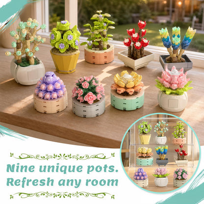 JMBricklayer Flowers Succulents Building Sets for Adults, Tiny Plants Decor 🍁 All In One Marketplace Canada