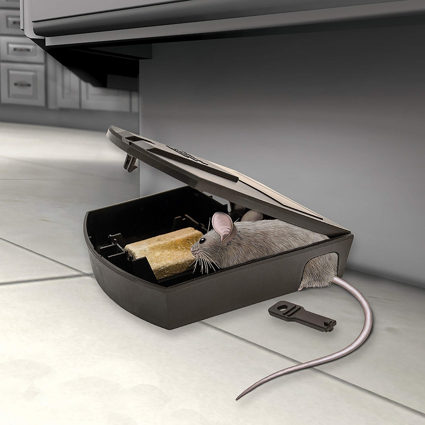 Victor Fast-Kill Refillable Mouse Poison Bait Station - Mouse Poisoning Bait - Mice Poisoning Station - Reusable Rodent Bait Stations 🍁 All In One Marketplace Canada