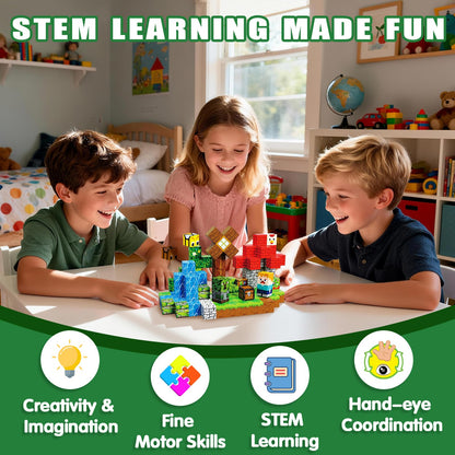 100PCS Magnetic Blocks| Magnetic Building Cubes| STEM Educational Toys 🍁 All In One Marketplace Canada