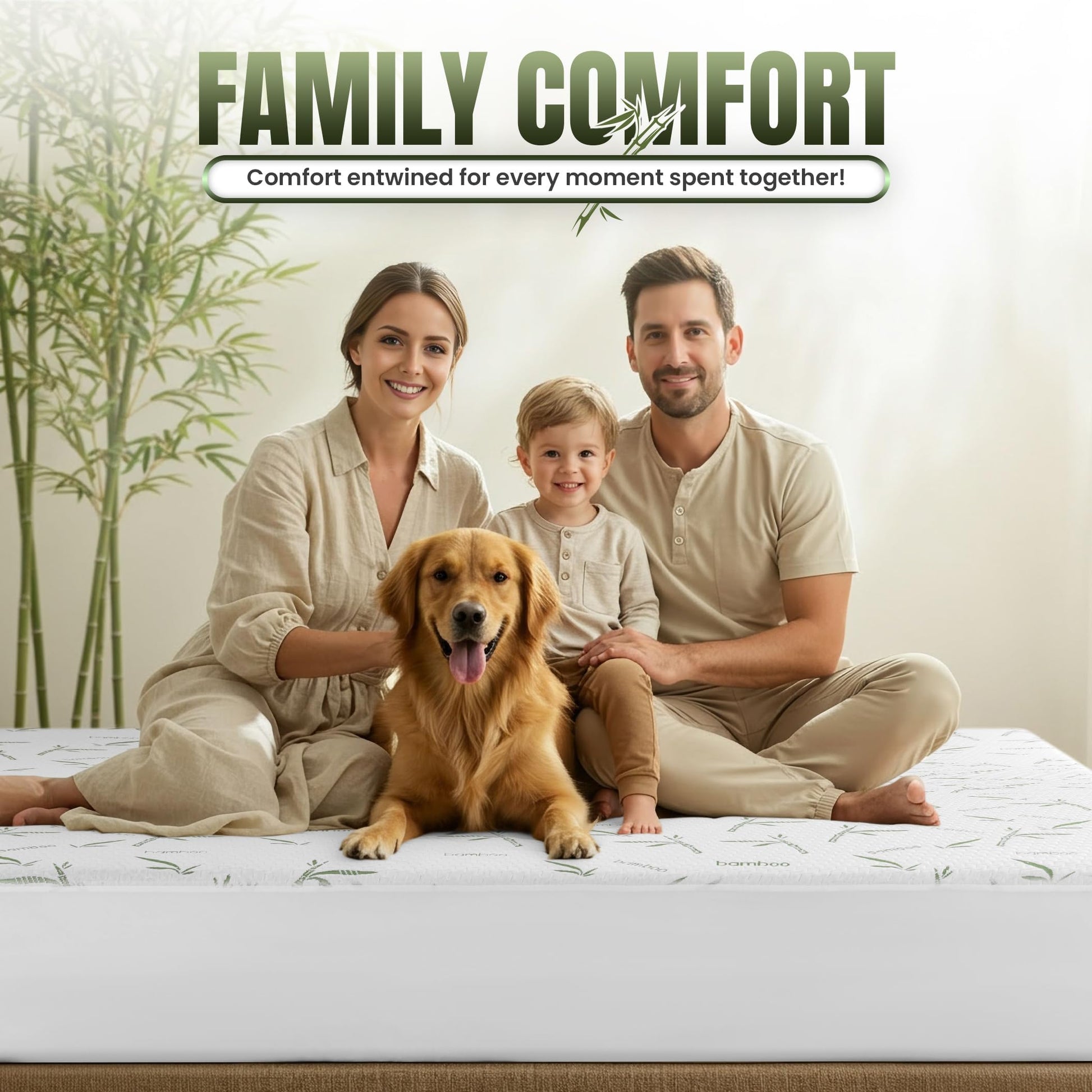 Utopia Bedding Waterproof Mattress Protector Twin Size, Bamboo Viscose Mattress Cover 200 GSM, Fits 15 Inches Deep, Breathable, Fitted Style with Stretchable Pockets (Pack of 2)