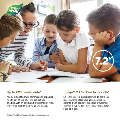 Nature's Way NutraSea ADHD Targeted Omega-3, For kids age 5+, 940 mg of EPA + DHA, 80 mg of GLA, 500 IU Vitamin D3, 200 ml Liquid - Available at All In One Marketplace Canada