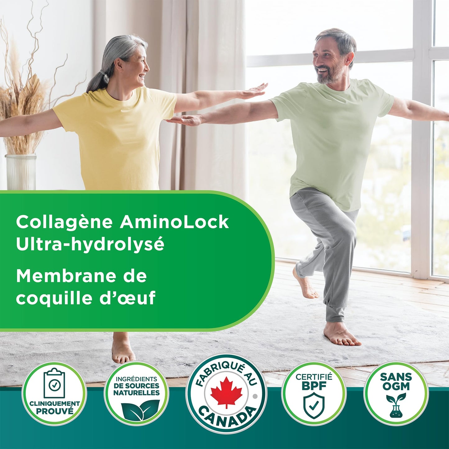 Genacol Pain Relief (60-Day Supply) – Natural Eggshell Membrane and Ultra-Hydrolyzed Collagen Peptides, Joint Pain Relief Supplement, Results in Just 5 Days, Value Pack, 180 Capsules - Available at All In One Marketplace Canada