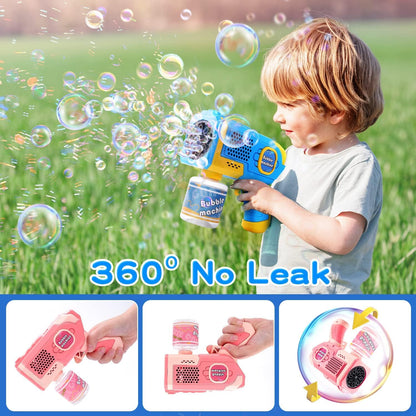 EagleStone 2 Pack Bubble Guns with 4 Bottles Solution, Automatic Light Up 🍁 All In One Marketplace Canada