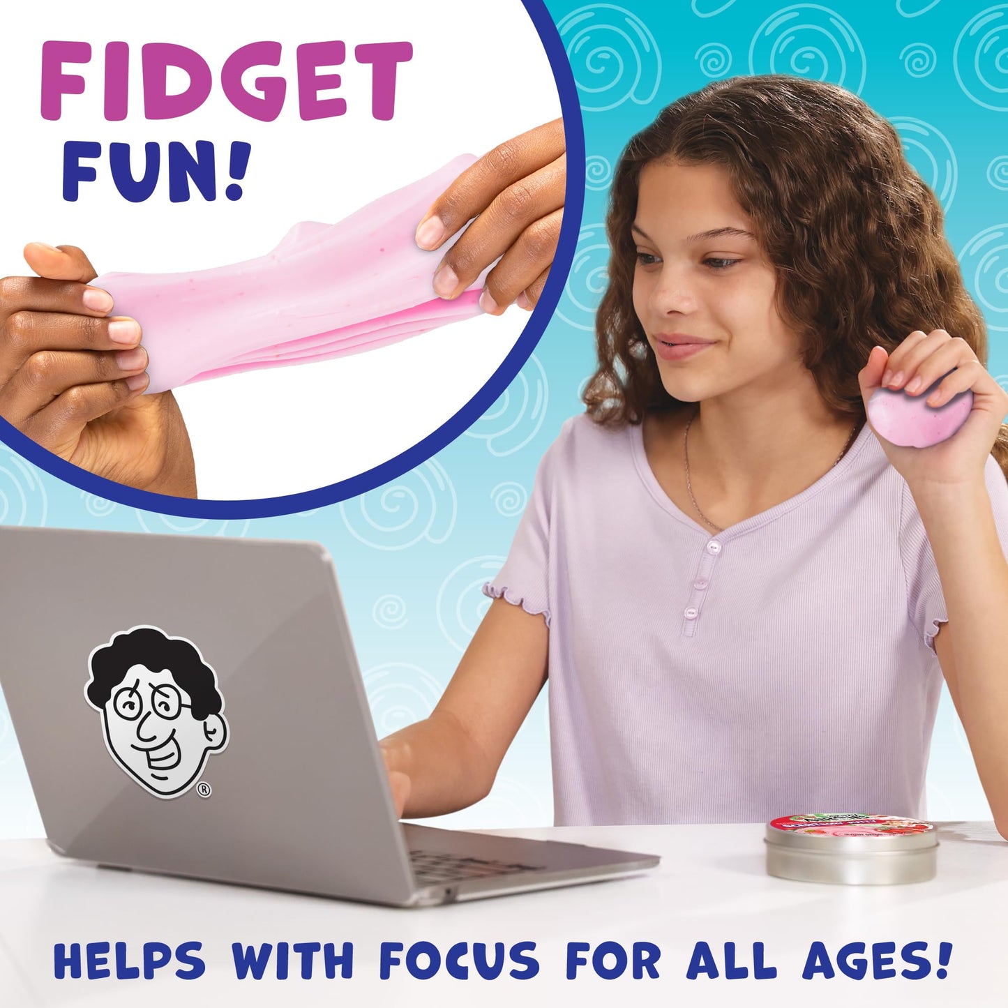 Crazy Aaron's Strawberry Shortcake™ SCENTsory® Putty - Made in USA Crazy Aaron's