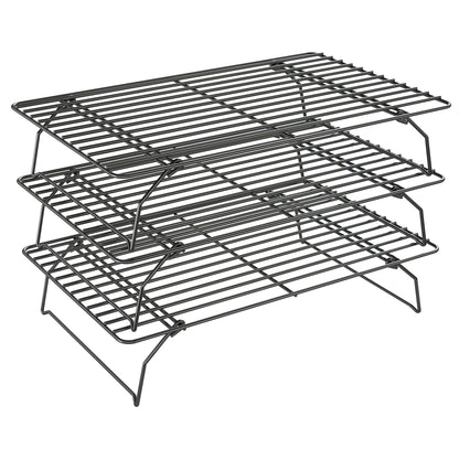 3 Tier Stackable Cooling Rack for Batch Cooling, 15.8"x 10"-Black 🍁 All In One Marketplace Canada