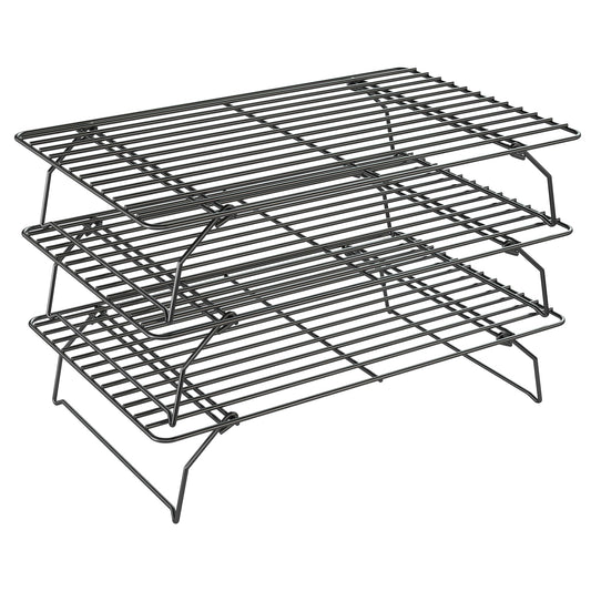 3 Tier Stackable Cooling Rack for Batch Cooling, 15.8"x 10"-Black 🍁 All In One Marketplace Canada