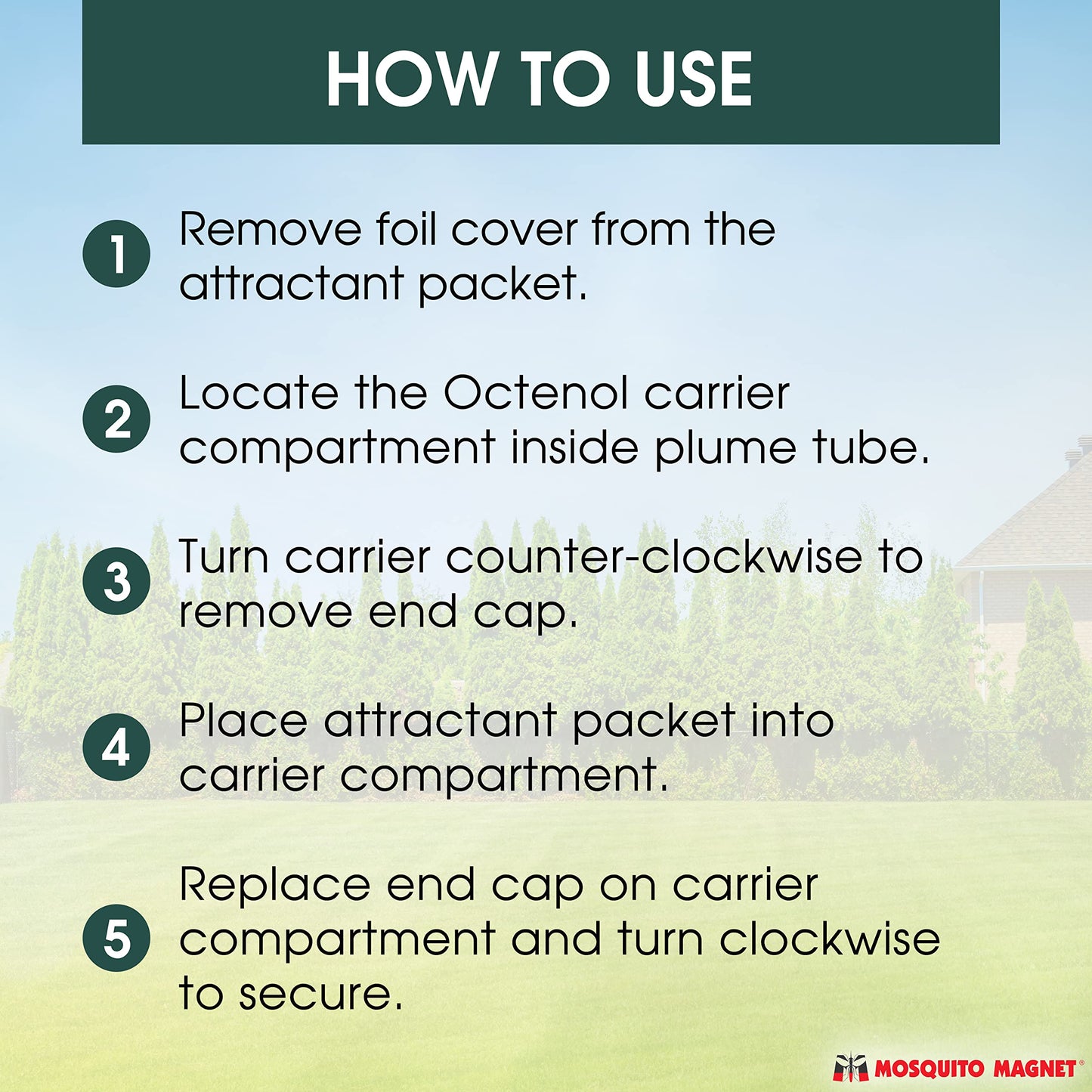 Mosquito Magnet OCTENOL3CAN Attractant For Mosquitoes and Flying Insect Traps