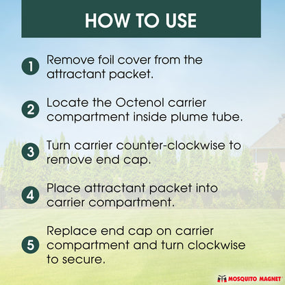 Mosquito Magnet OCTENOL3CAN Attractant For Mosquitoes and Flying Insect Traps