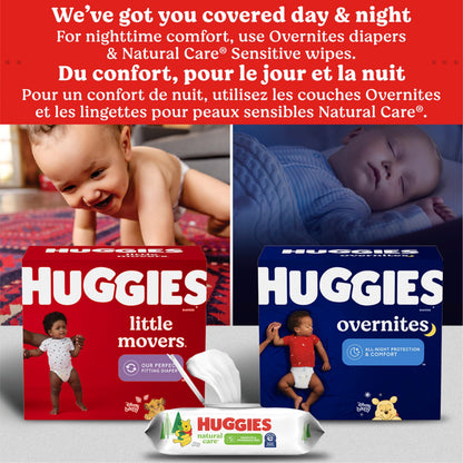 HUGGIES OverNites Night Time Baby Diapers, Size 4, 21 count