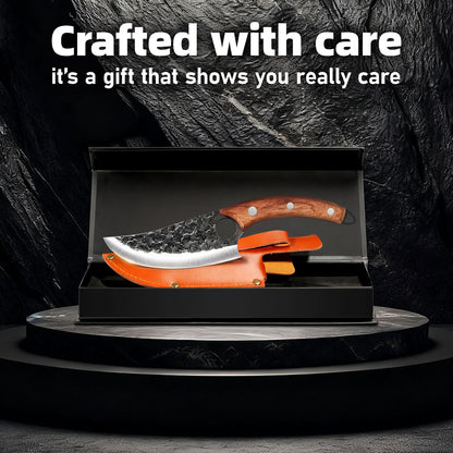 Christmas Stocking Stuffers for Men, Kitchen Knife Sharp, Japanese Steel Chef Knife, Birthday Unique Gifts for Men Him Dad Boyfriend Husband, Hand Forged Boning Knives for Meat Cutting Cleaver 🍁 All In One Marketplace Canada