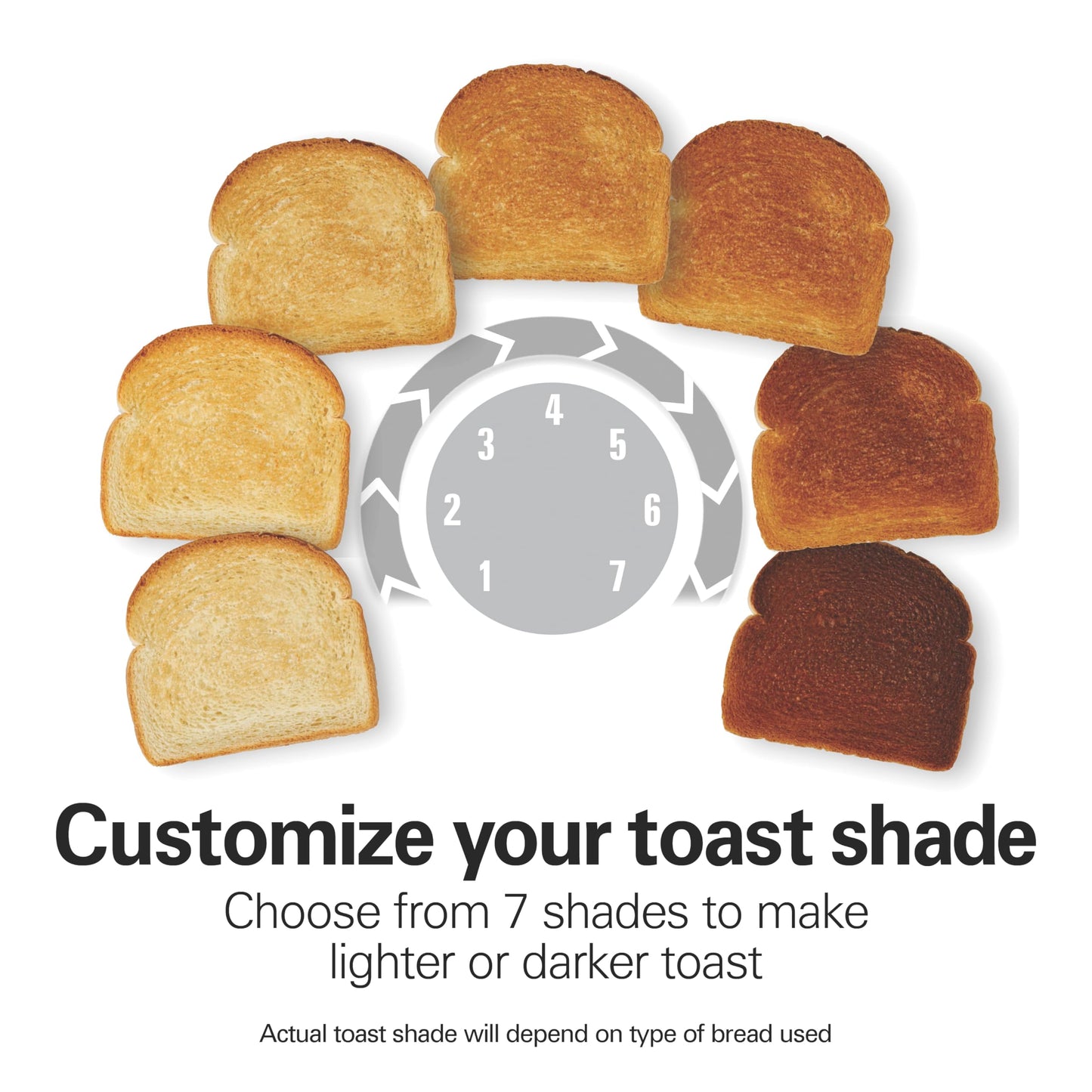 Proctor Silex 2-Slice Toaster, White, Extra-Wide Slot Toaster with Shade Selector, Cool Wall, Toast Boost, Auto Shutoff, Cancel Button, 22216G Proctor Silex