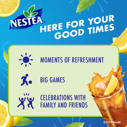 NESTEA Lemon Iced Tea Liquid Water Enhancer – 12 Pack (624 mL)