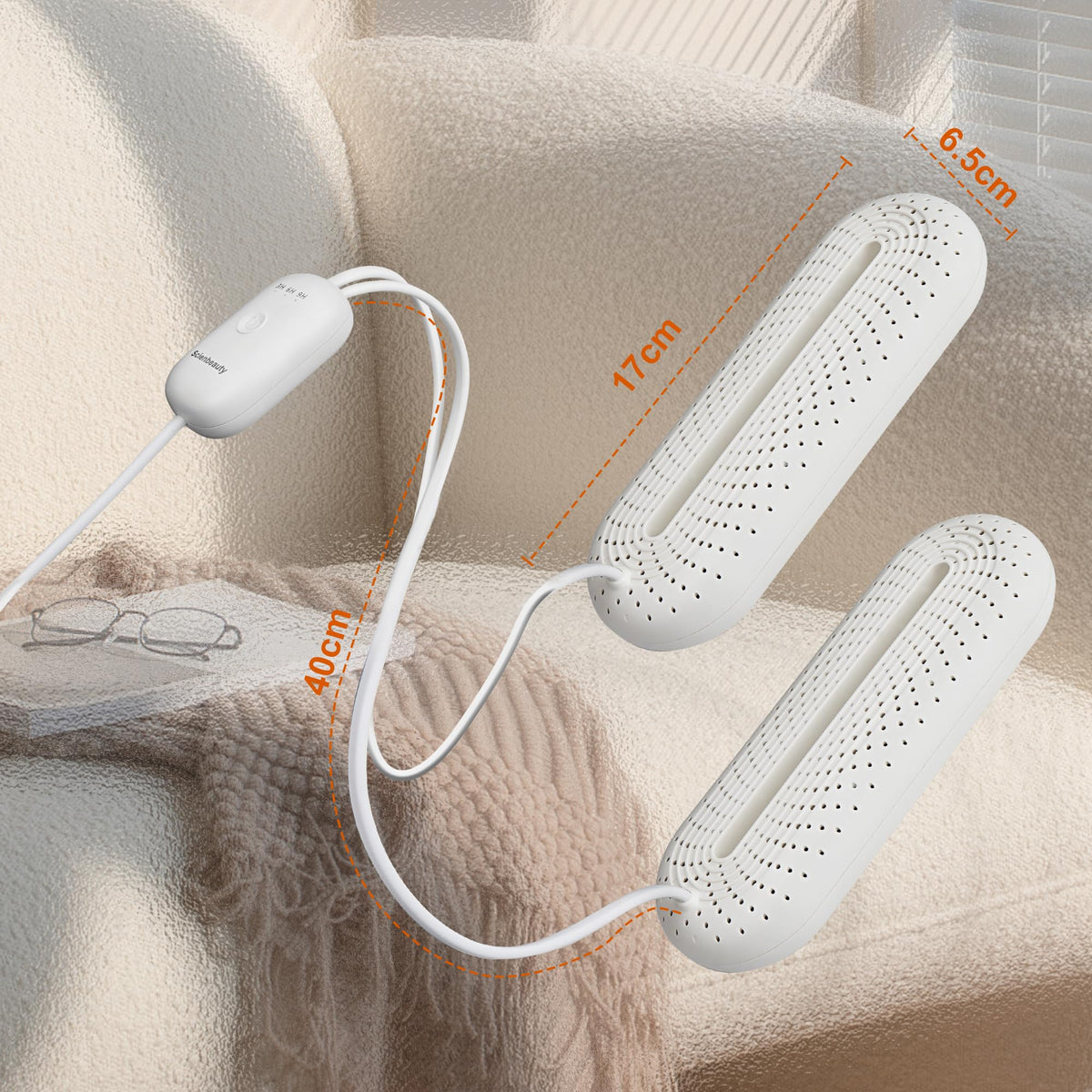 Scienbeauty Boot Dryer Shoe Dryer, Portable Footwear Dryers Machine with 3 Timer Modes for Rainy Seasons Winter Travel, Folding Foot Warmer Quick Drying for Shoes, Gloves, Socks, Ski Boots (US Plug) 🍁 All In One Marketplace Canada