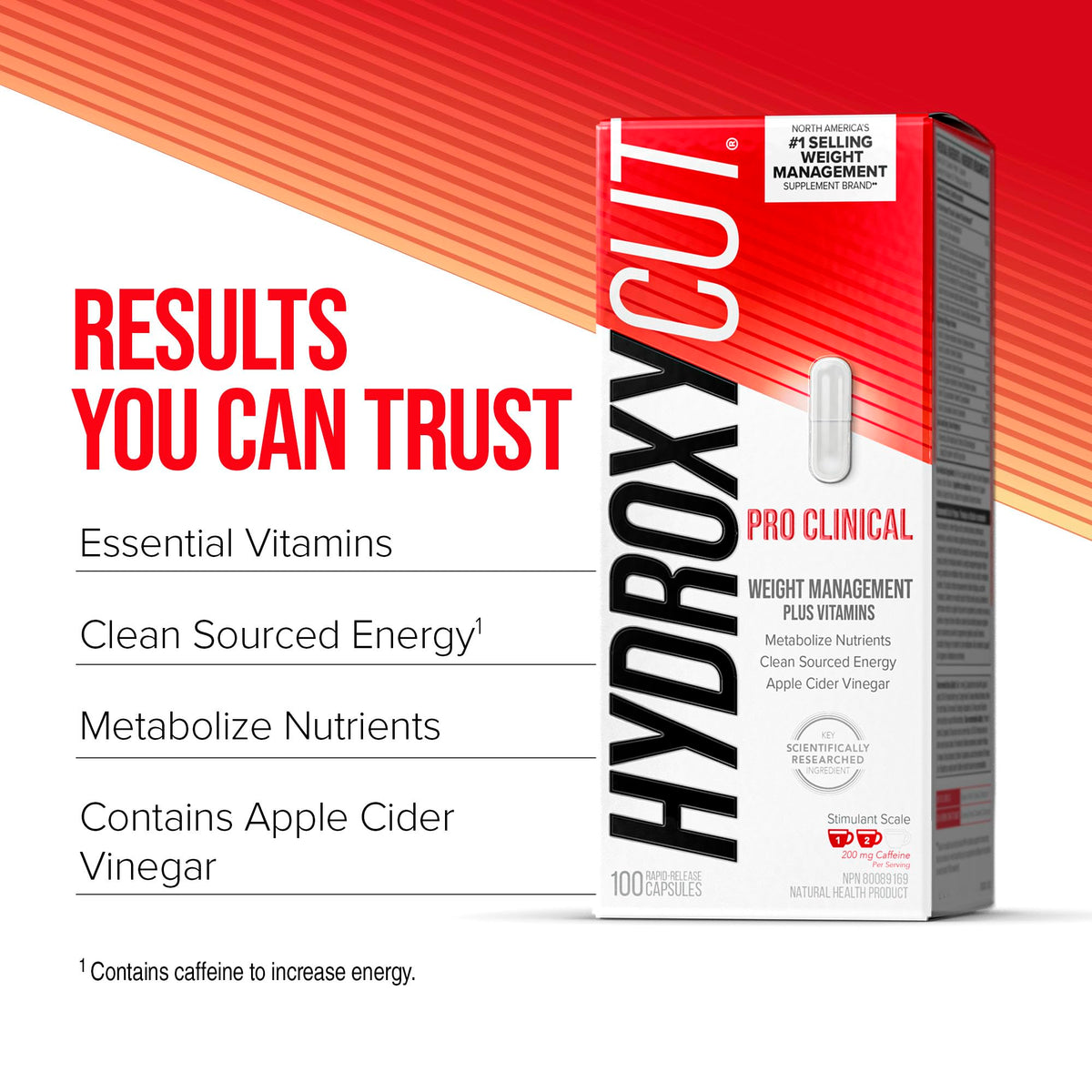 Hydroxycut Pro Clinical Weight Loss Supplements (100 Pills)