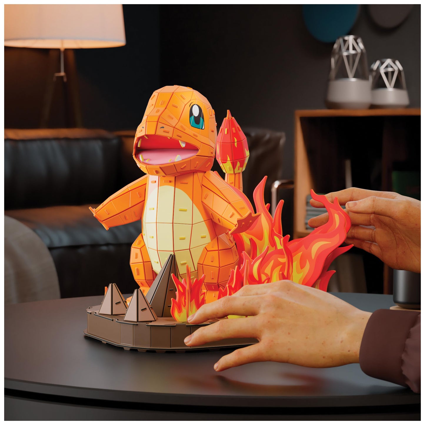 4D Build Pokémon Charmander 3D Puzzle Model Kit, Desk Décor, Shelf Display 🍁 All In One Marketplace Canada