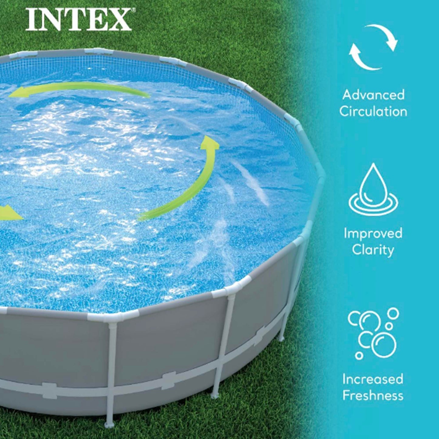 INTEX Krystal Clear 2,100 GPH Sand Filter Pump for Above Ground Pools